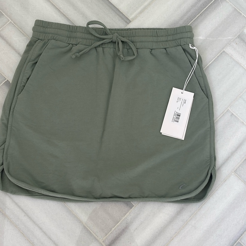 NWT Johnny Was CALME Darling Terry Commuter Short Skirt!